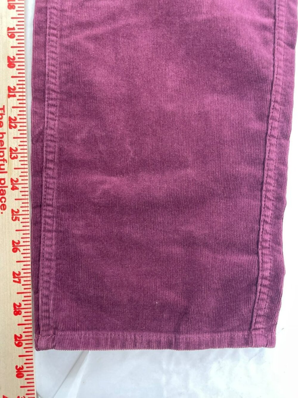Duck Head Corduroy Pants Fig Men's Sz 36x30 Classic Fit Burgundy MSRP$128 NWT - Picture 12 of 13